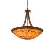 Kalco Copenhagen 6 Light 40 Pendant Antique Copper 4348AC NS115