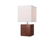 Lite Source Kube Table Lamp LS 22379COFFEE