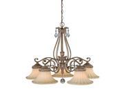 Vaxcel Avenant 5L Kitchen Chandelier French Bronze H0141