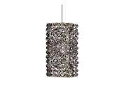 WAC Lighting Haven Black Ice Pendant with Chrome Canopy Chrome MP 939 BI CH