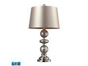 Dimond Hollis LED Table Lamp Antique Mercury Glass Polished Nickel D2227 LED