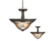 Sea Gull Lighting Blayne Close to Ceiling Lighting Platinum Oak 7770402 736