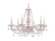 Crystorama Sutton 6 Light Swarovski Spectra Crystal Chandelier 5026 AW CL S