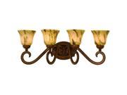 Kalco Santa Barbara 4 Light Bath Tortoise Shell 3544TO 1339