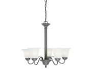 Thomas Riva Chandelier Painted Bronze 5x100W SL881163