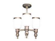 Hudson Valley Chatham 3 Light Semi Flush Distressed Bronze 6313 DB