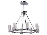 Maxim Lighting Sync 8 Light LED Ring Chandelier Polished Chrome 20909CLPC