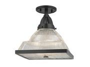 Hudson Valley Harriman 1 Light Semi Flush Old Bronze 4410 OB