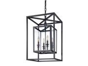 Troy Lighting Morgan 4 Light Pendant in Deep Bronze F9994DB