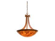 Kalco Copenhagen 5 Light 27 Pendant Tortoise Shell 4347TO G3881