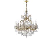 Crystorama Maria Theresa 11 Light Clear Hand Cut Chandelier 4438 GD CL MWP