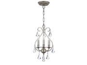 Crystorama Ashton 3 Light Hand Cut Crystal Mini Chandelier 5013 OS CL MWP