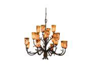 Kalco Ponderosa 20 Light Chandelier Ponderosa 5040PD 1219