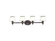 Hudson Valley Richmond 4 Light Bath Bracket in Flemish Brass 4944 FB