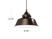 WAC Lighting Wyandotte LEDme Monopoint Pendant MP LED483 AB BN