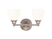 Livex Lighting Somerville Bathroom Vanity Lighting Brushed Nickel 13662 91