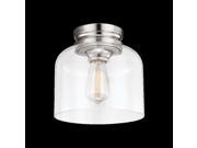 Feiss 1 Light Hounslow Flush Mount Polished Nickel FM404PN