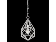 Feiss 1 Light Marquise Mini Pendant Silver P1313SLV