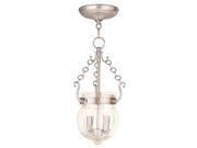 Livex Lighting Everett Pendants Brushed Nickel 50503 91