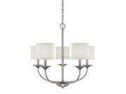 Capital Lighting Loft 5 Light Chandelier Matte Nickel 3925MN 469