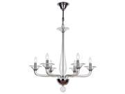 Crystorama Stella 6 Light Chandelier Polished Chrome 9926 CH CL