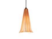 WAC Lighting Zanzibar Quick Connect Pendant Saffron Shade QP630 SF DB