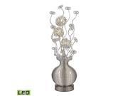 Dimond Lighting 51 Lazelle LED Floral Display Floor Lamp in Silver D2717