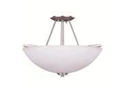 Canarm New Yorker 3 Light Semi Flush in Brushed Pewter ISF256A03BPT
