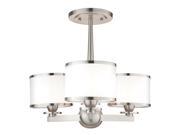 Hudson Valley Basking Ridge 3 Light Chandelier Polished Nickel 6113 PN