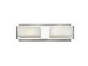 Hinkley Lighting Domino 2 Light Bath Light Brushed Nickel 56422BN