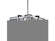 Dainolite 4 Light Crystal Chandelier, Polished Chrome Finish - ALR-164C-PC Dainolite 4 Light Crystal Chandelier, Polished Chrome Finish - ALR-164C-PC