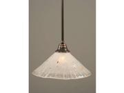 Toltec Lighting Stem Pendant 16 Frosted Crystal Glass 26 BC 711