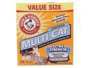 Church Dwight Co Inc Arm Hammer Multi cat Unscented Litter Extra Strength 26.3 Pound