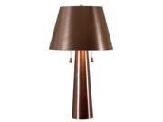Kenroy Home Biblio Table Lamp Antique Copper 32568ANCP