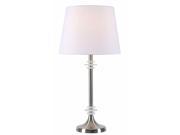 Kenroy Home Ringer Table Lamp Brushed Steel with Acrylic Accents 32605BS