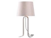 Kenroy Home Veer Table Lamp Brushed Steel 32694BS