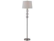 Kenroy Home Rochelle Floor Lamp Chrome with Crystal Accents 32797BSCRY