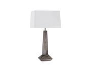 Nova Lighting Facets Table Lamp Weathered Charcoal White 1010790