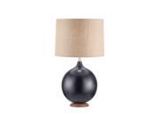 Nova Lighting Puffin Table Lamp Matte Black Matte Black Gray 1010766