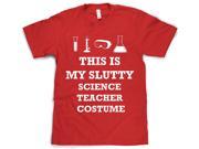 Slutty Science Teacher Costume T Shirt funny Halloween tee 4XL