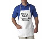 They See Me Rollin Apron Funny Cookout Summer Apron One Size Fits Most