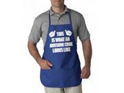 This Is What An Awesome Cook Looks Like Apron Cool Barbeque Aprons One Size