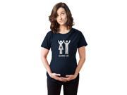 Maternity Game On Announcement T Shirt Funny Couple Pregnancy Tee XL