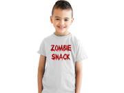 Baby and Kids Zombie Snack T shirt or Creeper Funny Youth Tee or Infant Romper