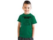Youth T Rex Hates Science Funny Scientific Nerdy Dinosaur T shirt Green S