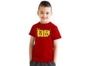 Youth Element of TaCo Nerdy Science Taco Chemistry T shirt for Kids Red XL