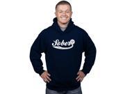 Limited Time Sober Funny Mocking Drinking Unisex Pull Over Hoodie Navy XXL