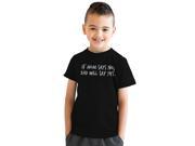 Youth If Mom Says No Dad Will Say Yes Funny Parenting Fathers Day T shirt XL