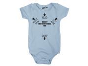 Daddy Instructional Tee Creeper Dummy Proof New Fathers Day Gift Baby Bodysuit 12 18 Months