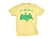 Youth I m Pterrific T Shirt Cute Dinosaur Tee For Kids L
